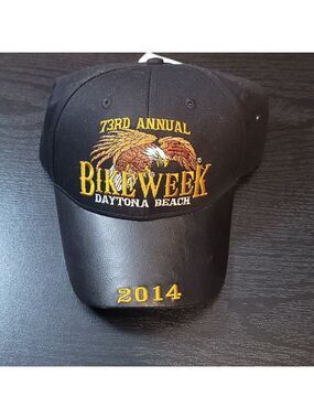Nwt Daytona Beach bike week 2014 73rd hat baseball cap
